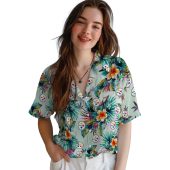 Unisex Pittsburgh Steelers Hawaiian Shirt With Tropical Floral Print Green Casual Button Down 4 7e9wh.jpg - sohemix