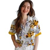 Unisex Pittsburgh Steelers Hawaiian Shirt With Tropical Floral Print Patriotic Us Flag Collar Button Down 4 Ayszp.jpg - sohemix