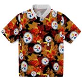Unisex Pittsburgh Steelers Tropical Hawaiian Shirt With Floral Toucan And Flamingo Print Casual Button Down 1 2qnx9.jpg - sohemix