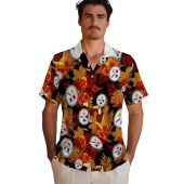 Unisex Pittsburgh Steelers Tropical Hawaiian Shirt With Floral Toucan And Flamingo Print Casual Button Down 2 2rai0.jpg - sohemix