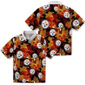 Unisex Pittsburgh Steelers Tropical Hawaiian Shirt With Floral Toucan And Flamingo Print Casual Button Down 3 B5l5q.jpg - sohemix