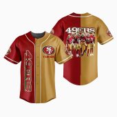 Unisex San Francisco 49ers Split Color Baseball Jersey Nfl Fan Button Down Shirt With Player Graphic Custom Name 1 Gdt1j.jpg - sohemix